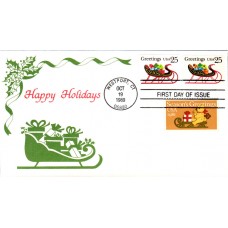 #2428-29 Christmas Sleigh Combo KMC FDC