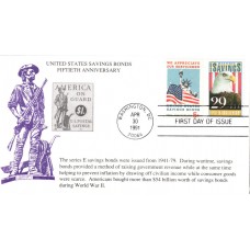 #2534 US Savings Bonds Combo KMC FDC