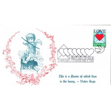 #2618 Love - Envelope KMC FDC