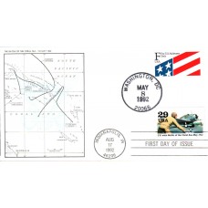 #2697c Battle of Coral Sea Dual KMC FDC