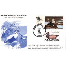 #RW58 King Eiders KMC FDC