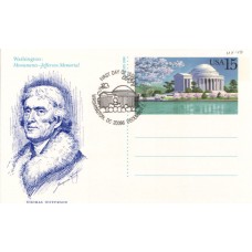 #UX144 Jefferson Memorial KMC FDC