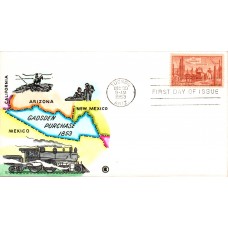 #1028 Gadsden Purchase Knoble FDC