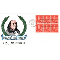 #1030 Benjamin Franklin Knoble FDC