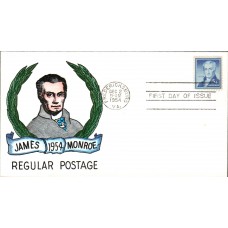 #1038 James Monroe Knoble FDC