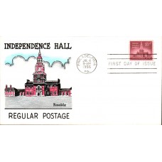 #1044 Independence Hall Knoble FDC