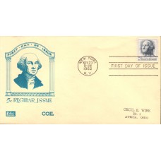 #1229 George Washington Kolor Kover FDC