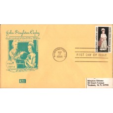 #1273 John S. Copely Kolor Kover FDC