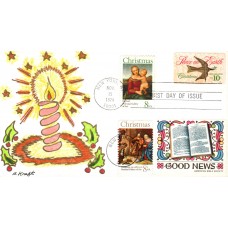 #1552 Peace on Earth Combo Kraft FDC