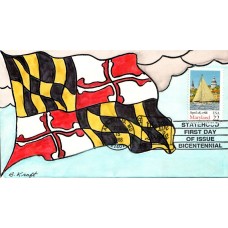 #2342 Maryland Statehood Kraft FDC