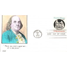 #1753 French Alliance Kribbs FDC