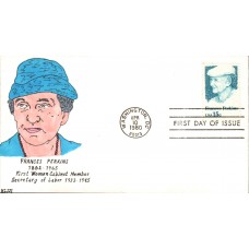 #1821 Frances Perkins Kribbs FDC