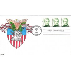 #1852 Sylvanus Thayer Kribbs FDC