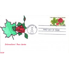 #2014 International Peace Garden Kribbs FDC