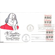 #2015 American Libraries Dual Kribbs FDC