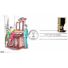 #2081 National Archives Kribbs FDC