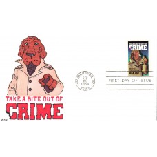 #2102 McGruff the Crime Dog Kribbs FDC