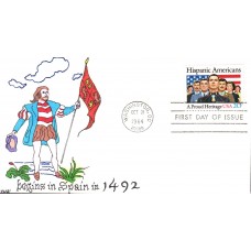 #2103 Hispanic Americans Kribbs FDC