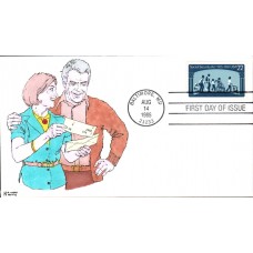 #2153 Social Security Act Kribbs FDC