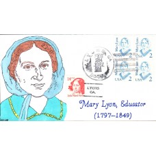 #2169 Mary Lyon Kribbs FDC