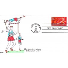 #2247 Pan American Games Kribbs FDC