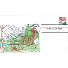 #2280 Flag over Yosemite Kribbs FDC