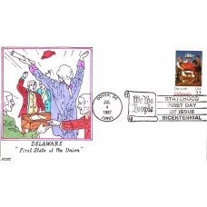 #2336 Delaware Statehood Kribbs FDC