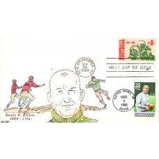 #2376 Knute Rockne Dual Kribbs FDC