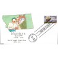 #2401 Montana Statehood Kribbs FDC