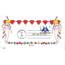 #2441 Love - Birds Kribbs FDC