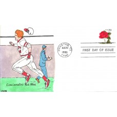 #2490 Red Rose Kribbs FDC