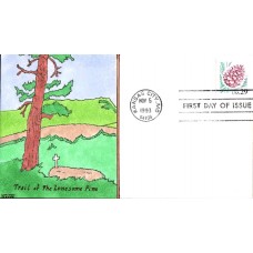 #2491 Pine Cone Kribbs FDC