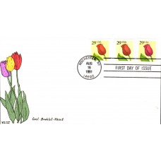 #2524//27 Tulip Kribbs FDC