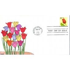 #2525 Tulip Kribbs FDC