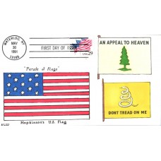 #2531 Flags on Parade Kribbs FDC