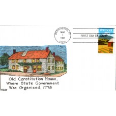 #2533 Vermont Statehood Kribbs FDC