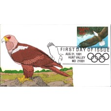 #2542 Bald Eagle in Flight Kribbs FDC