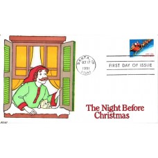 #2585 Santa Claus Kribbs FDC