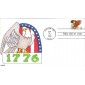 #2596 Eagle and Shield Kribbs FDC