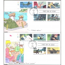 #2697 World War II: 1942 Kribbs FDC Set