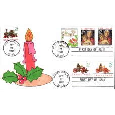 #2710//19 Christmas Dual Kribbs FDC