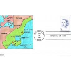 #2749 Grace Kelly Kribbs FDC