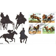 #2756-59 Sporting Horses Kribbs FDC