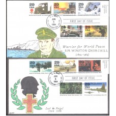 #2838 World War II: 1944 Kribbs FDC Set