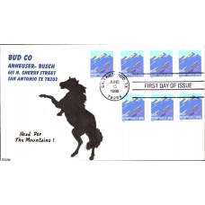 #2904A Purple Mountains Kribbs FDC