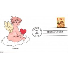 #2959 Love - Cherub Kribbs FDC