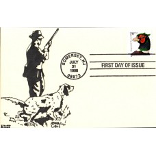 #3055 Ring-necked Pheasant Kribbs FDC