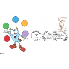 #3087 Olympic Discobolus Kribbs FDC