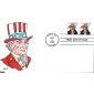 #3263 Uncle Sam Kribbs FDC