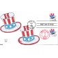 #3264 Uncle Sam Hat Dual Kribbs FDC